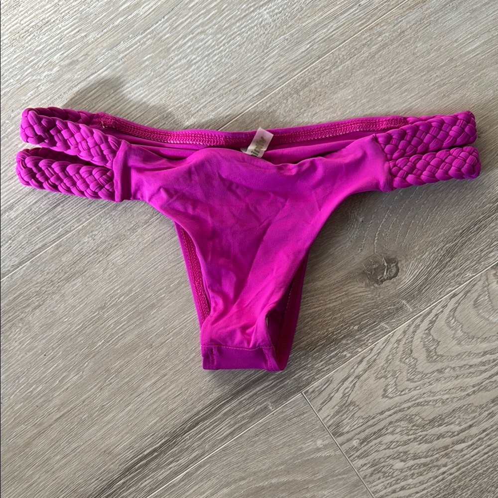 Vitamin A Braided Double Banded Bikini Bottom